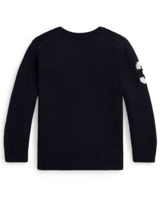 Boys 2-7 Polo Bear Crewneck Sweater