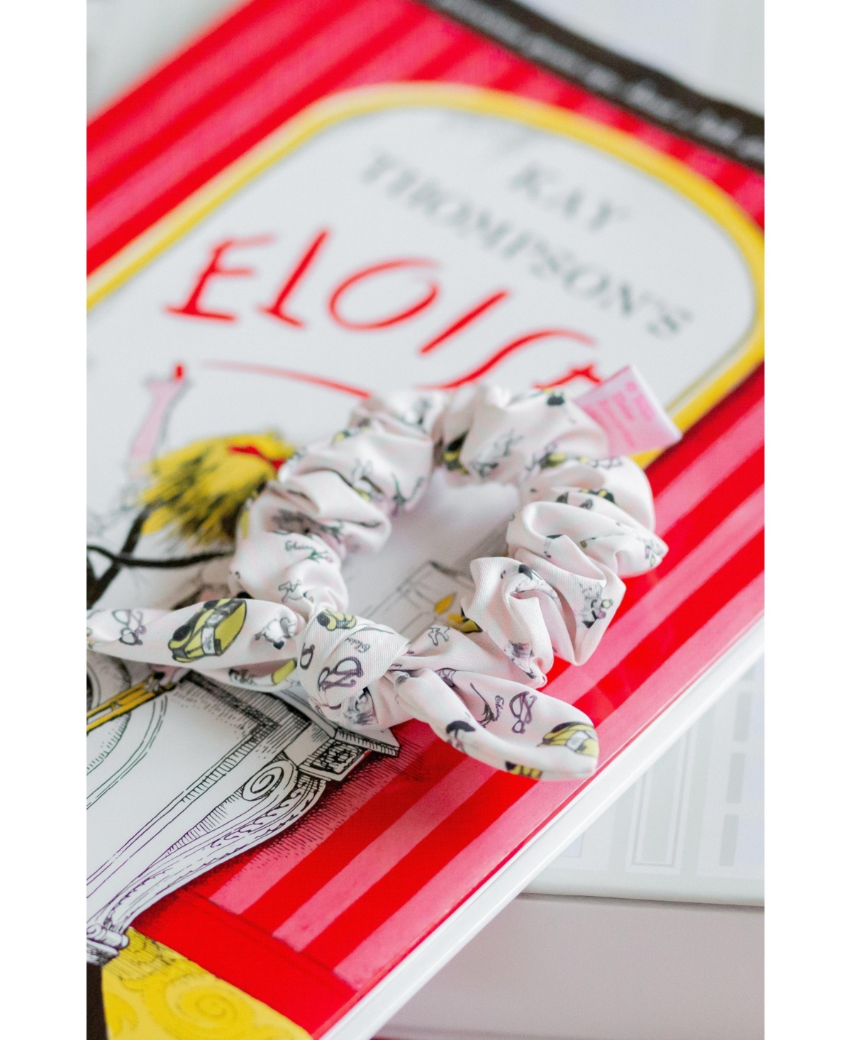 Bits & Bows Girls Eloise Nyc Taxi Bow Scrunchie