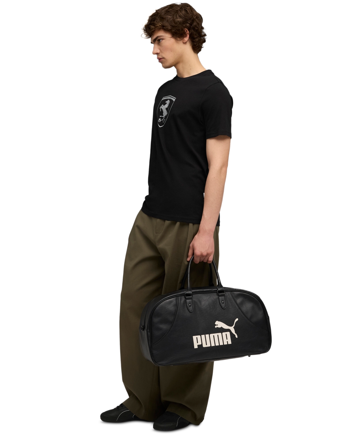 Puma Men's Ferrari Sportswear Tonal Shield T-Shirt