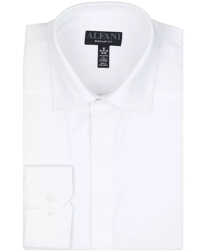 Men's Formal Solid Regular Fit Dress Shirt - thumbnail 8