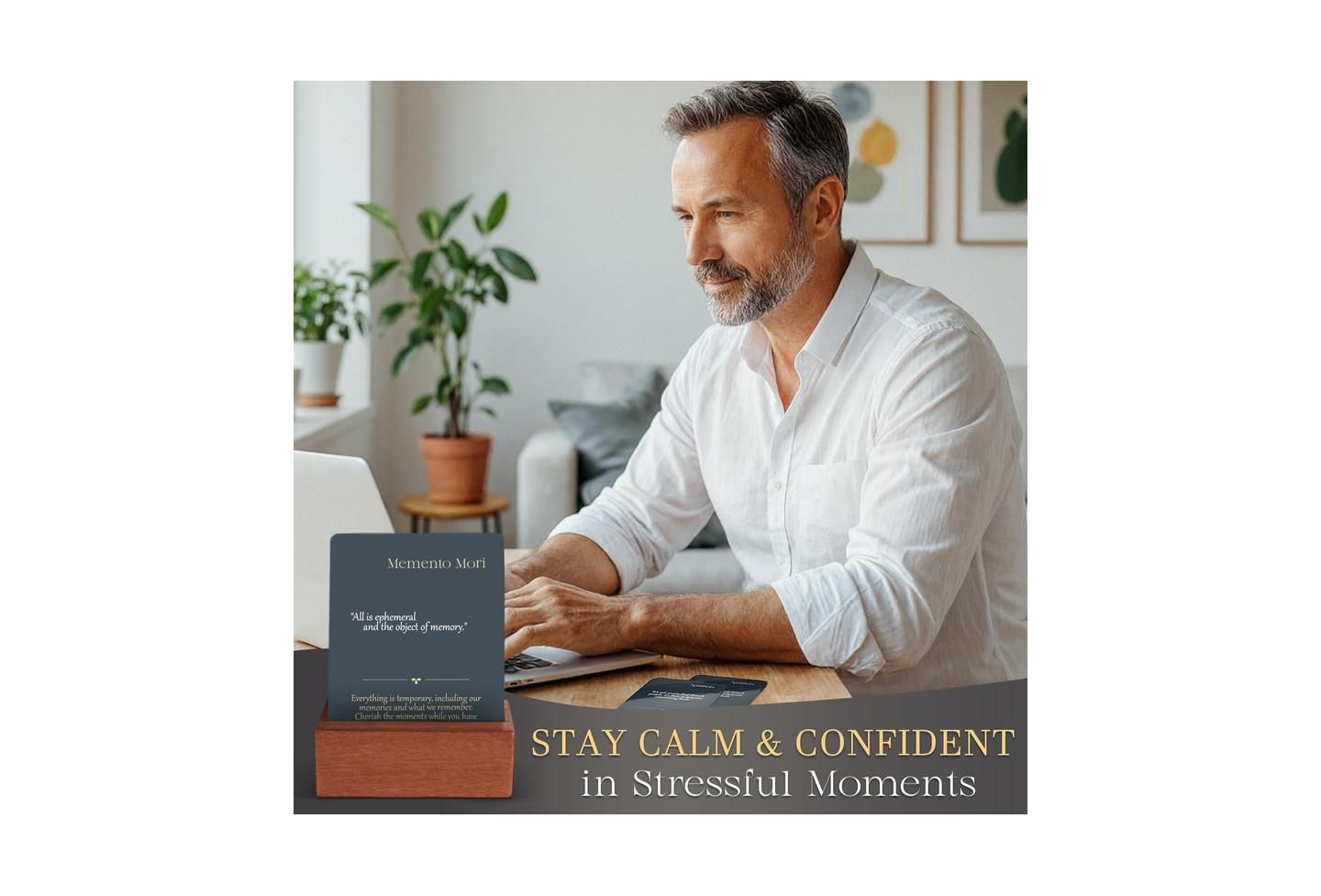 Детская карточная игра Quokka Stoicism Cards Marcus Aurelius 122-Card Game, Ages 14+ — фото 2
