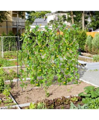 71 x 71 Inch U-Shaped Tall Garden Arched Trellis for Climbing Plants