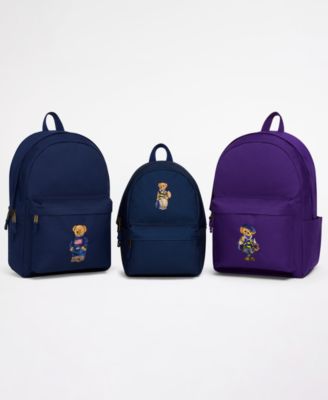 Boys' and Girls' Polo Bear Canvas Backpack