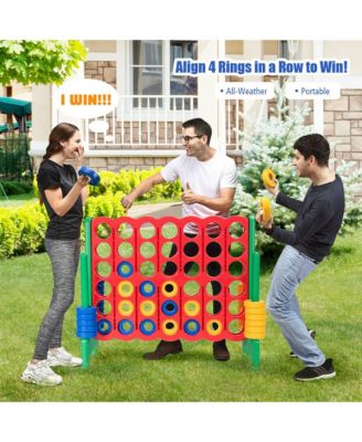 Jumbo 4-to-Score 4 in A Row Giant Game Set for Family