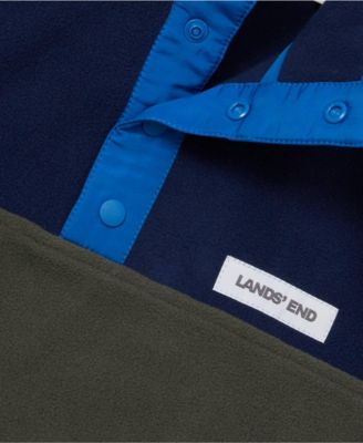 Girls Anyweather Fleece Snap Neck Pullover