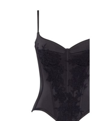 Women's Obsidian Lace Corset