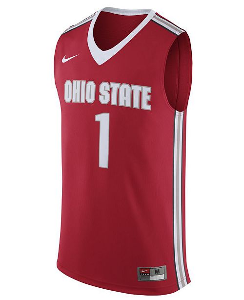 Nike Men's Ohio State Buckeyes Replica Basketball Jersey & Reviews - Sports Fan Shop By Lids ...