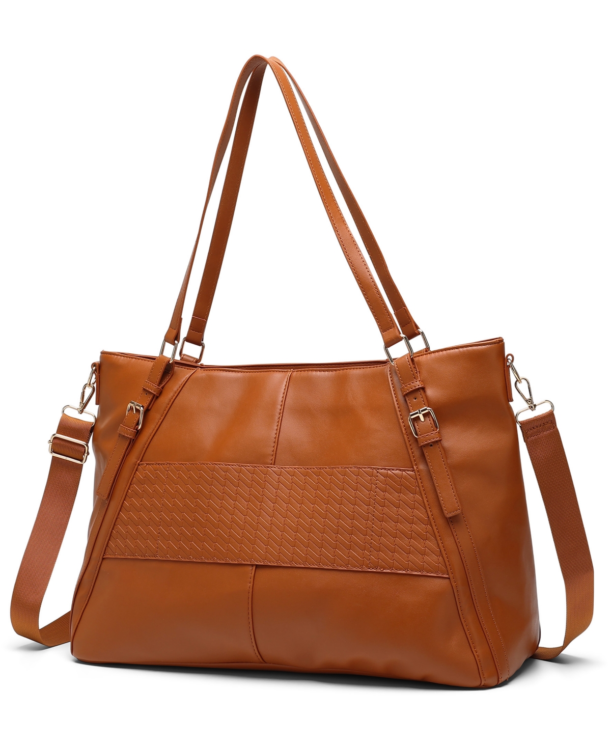 Elle Leisure Luxe 13" Weekender Tote Bag In Brown