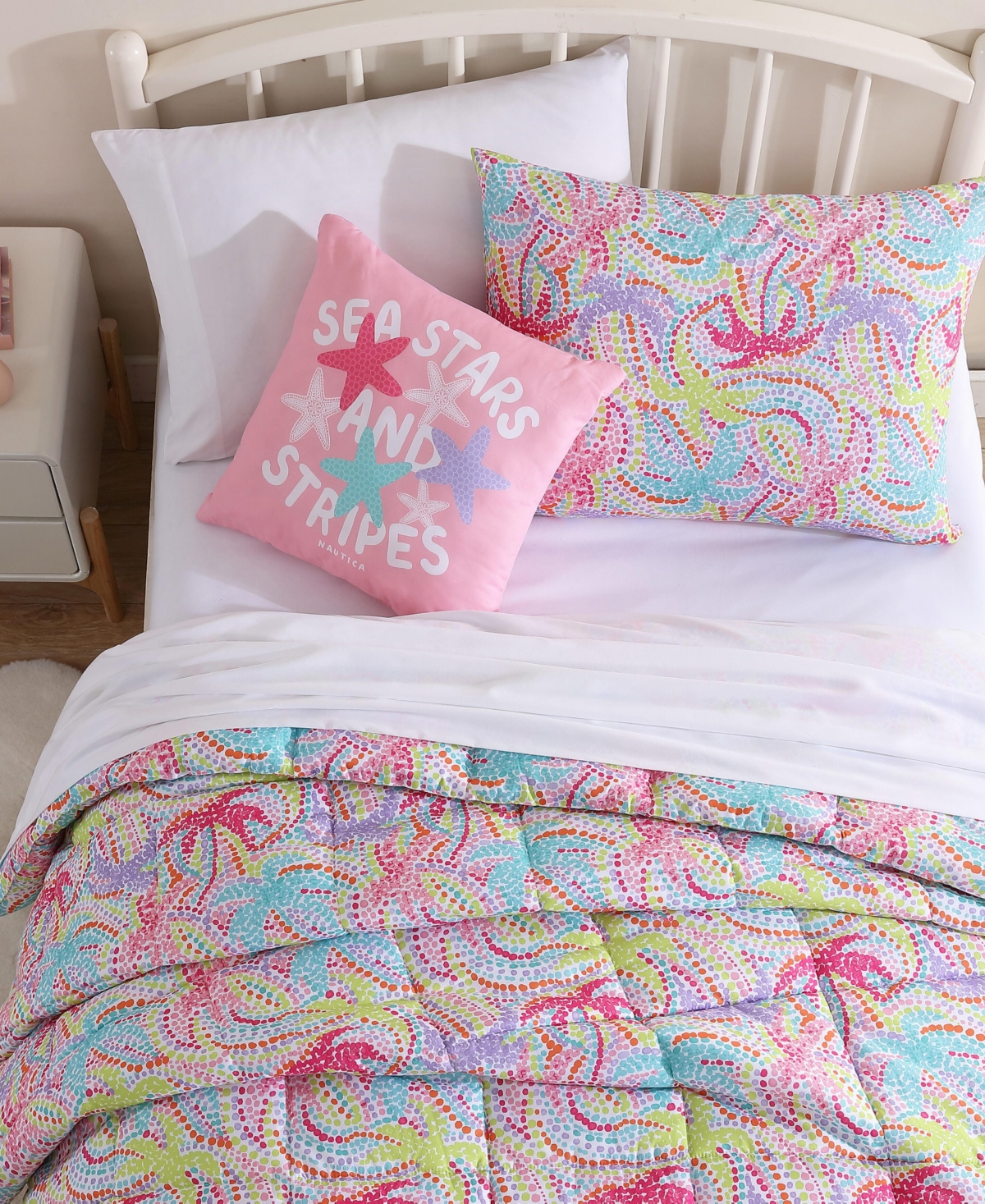 Nautica Sutton Palm Trees Microfiber 3-Pc. Comforter Set, Twin