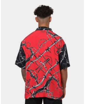 Men's Frontline Button Up Shirt with Custom Graphics