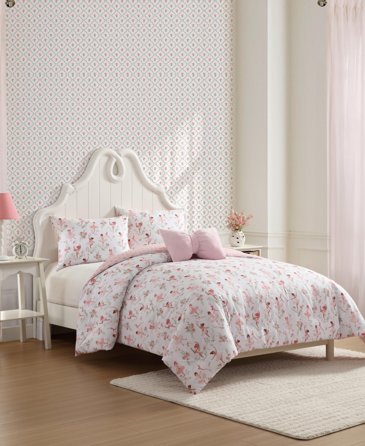 Laura Ashley Ballerina Divas Microfiber -Pc. Comforter Set