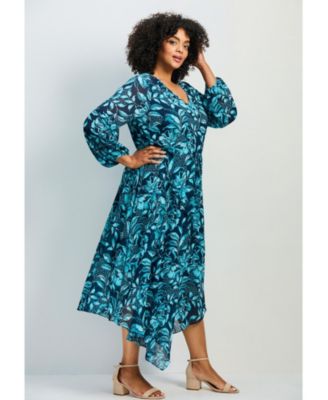 Women's Plus Size Endless Love Chiffon Dress