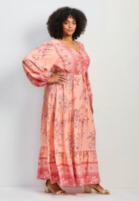 Women's Plus Size Ellery Long Sleeve Maxi Dress
