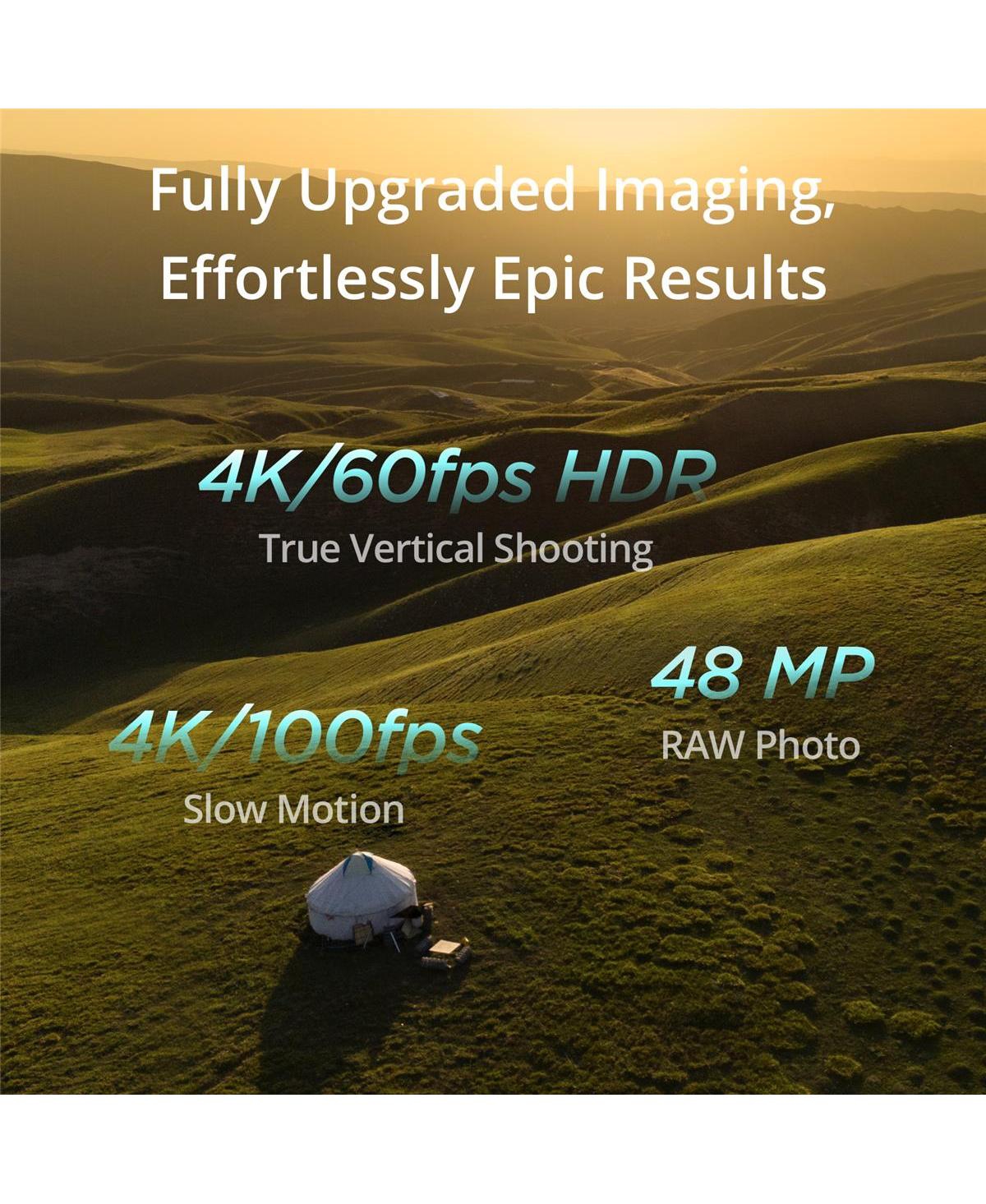 Dji Dji Mini 4 Pro Drone with Rc 2 Remote Controller Bundle with 128GB microSD Card, Anti-Collision Light (White/Red/Green/Yellow), 20-inch Foldable