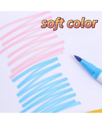 36 Colors Art Markers with Fine and Brush Tip Coloring Markers, for Journaling, Calligraphy, Drawing, Sketching and Doodling