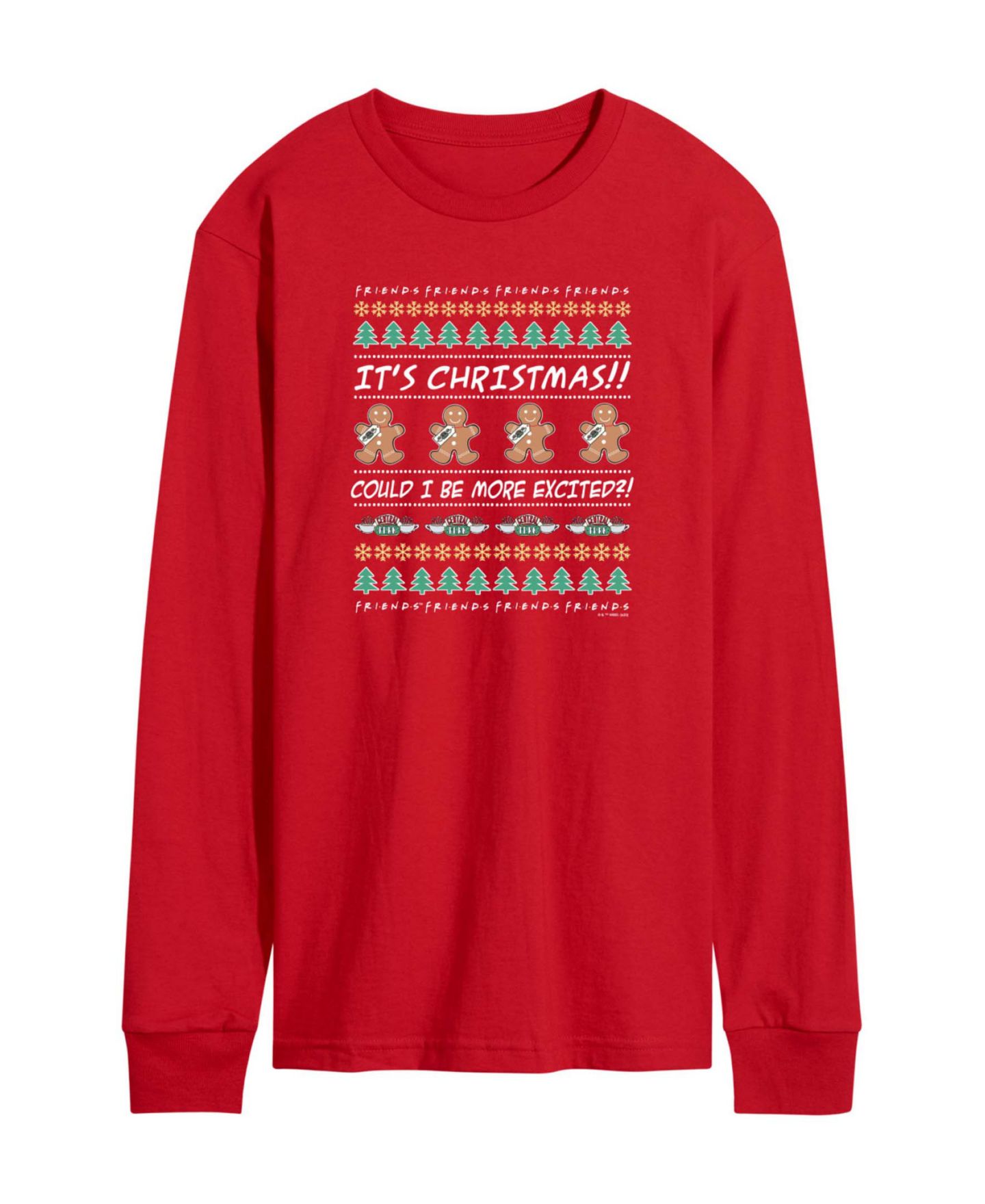 Мужской свитер AIRWAVES Classic-Fit Pullover T-Shirt, цвет: Красный — фото 1