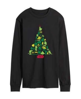 AIRWAVES - Men's Star Wars Christmas Tree Long-Sleeve T-Shirt