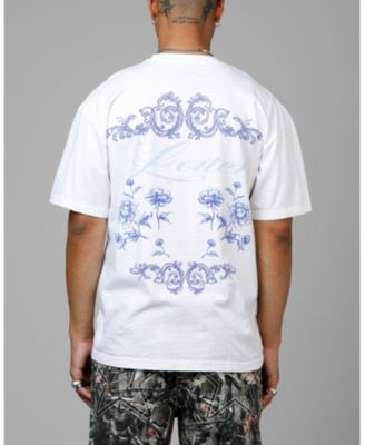 Men's Fine China Heavyweight Tee, Oversized Fit, Premium Cotton, Bold Graphic Print, Crew Neck, Streetwear T-Shirt