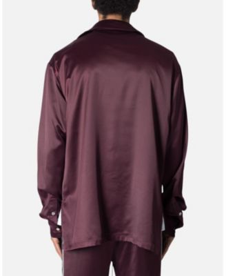 Men's Loiter Studded Satin Pajama Shirt