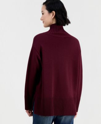 Women's Wool Turtleneck Sweater