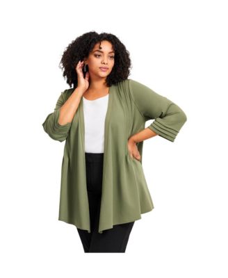 Plus Size Cascade Jacket