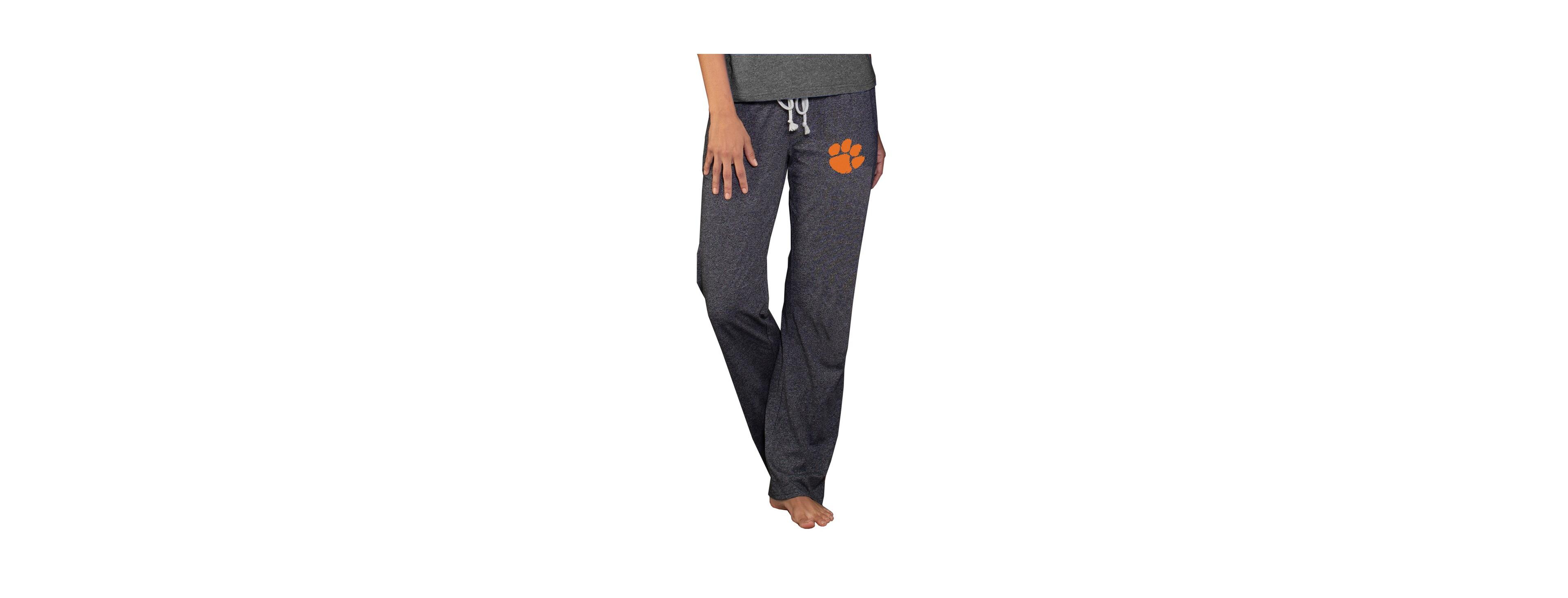 Concepts Sport Women's Charcoal Clemson Tigers Quest Knit Lightweight Pants