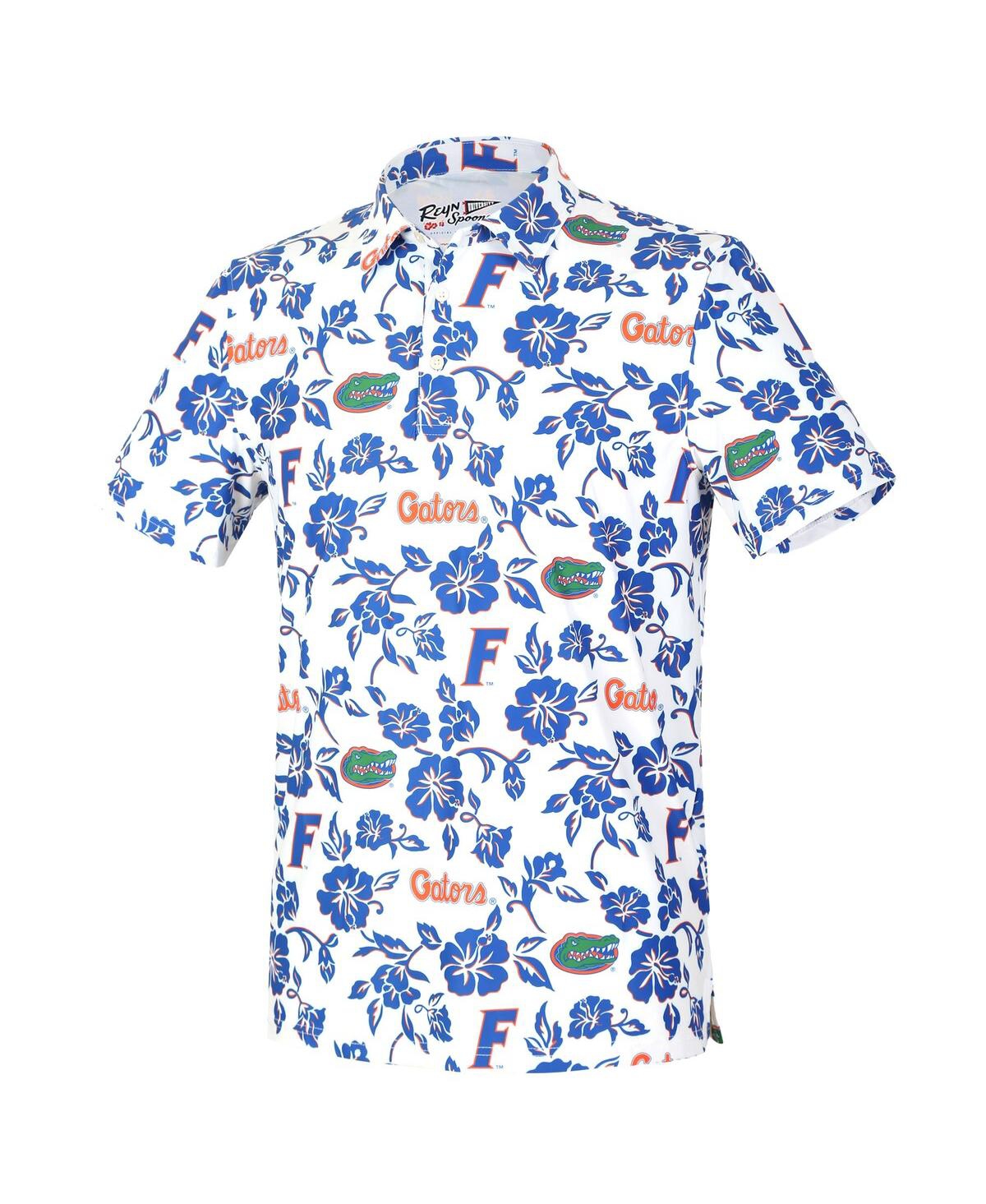 Reyn Spooner Men's White Florida Gators Pua Performance Polo Shirt