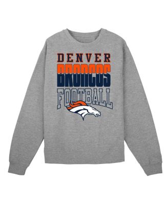 Toddler 2-Piece Gray Denver Broncos Crewneck Sweatshirt and Pants Set
