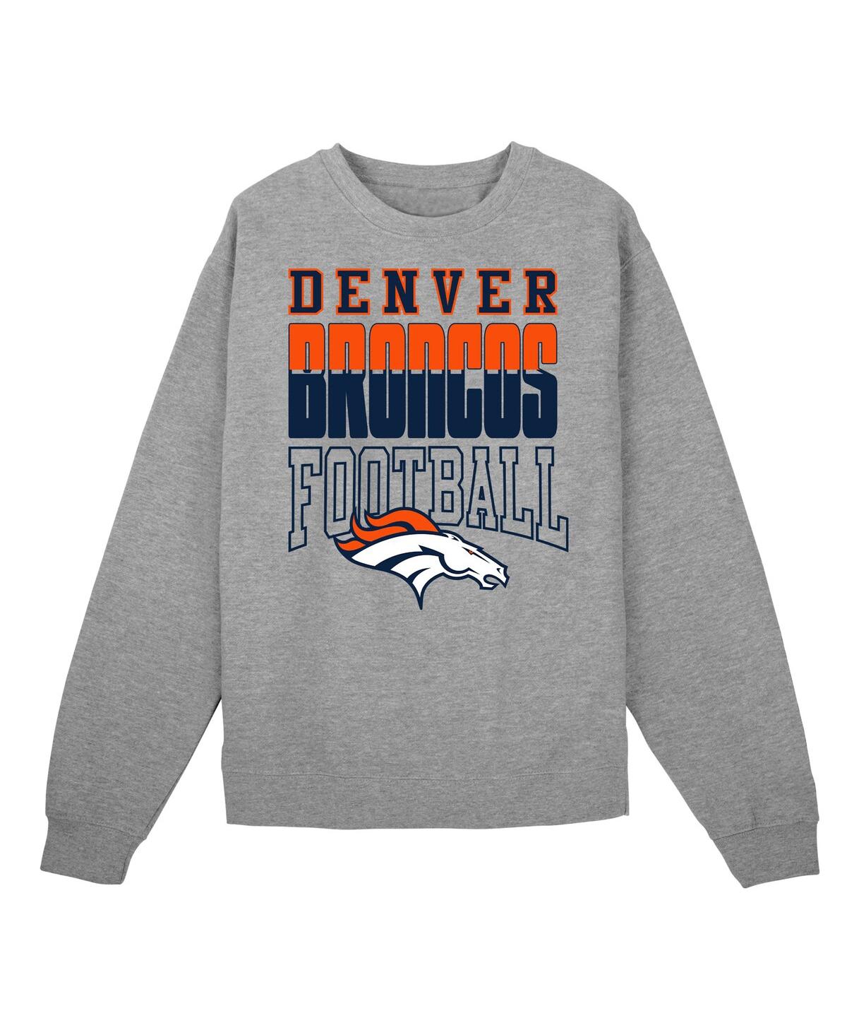 Outerstuff Toddler 2-Piece Gray Denver Broncos Crewneck Sweatshirt and Pants Set