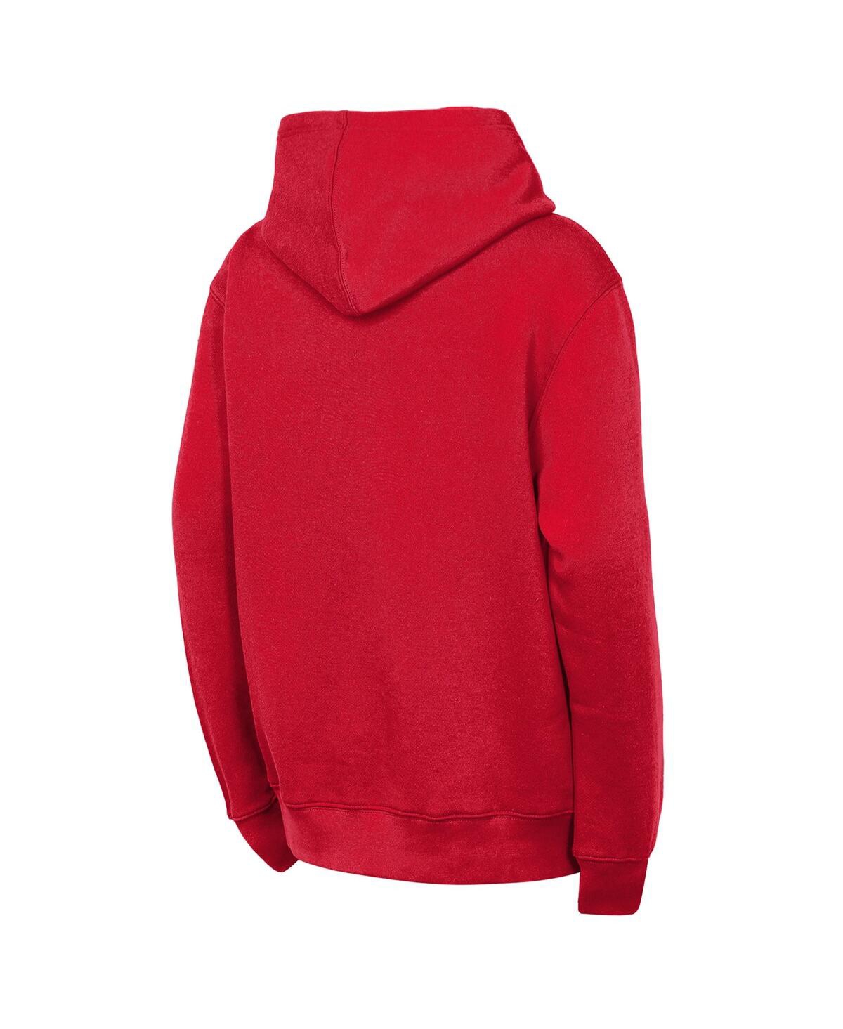 Outerstuff Big Boys And Girls Red Detroit Red Wings Back To Basics Hoodie In Red