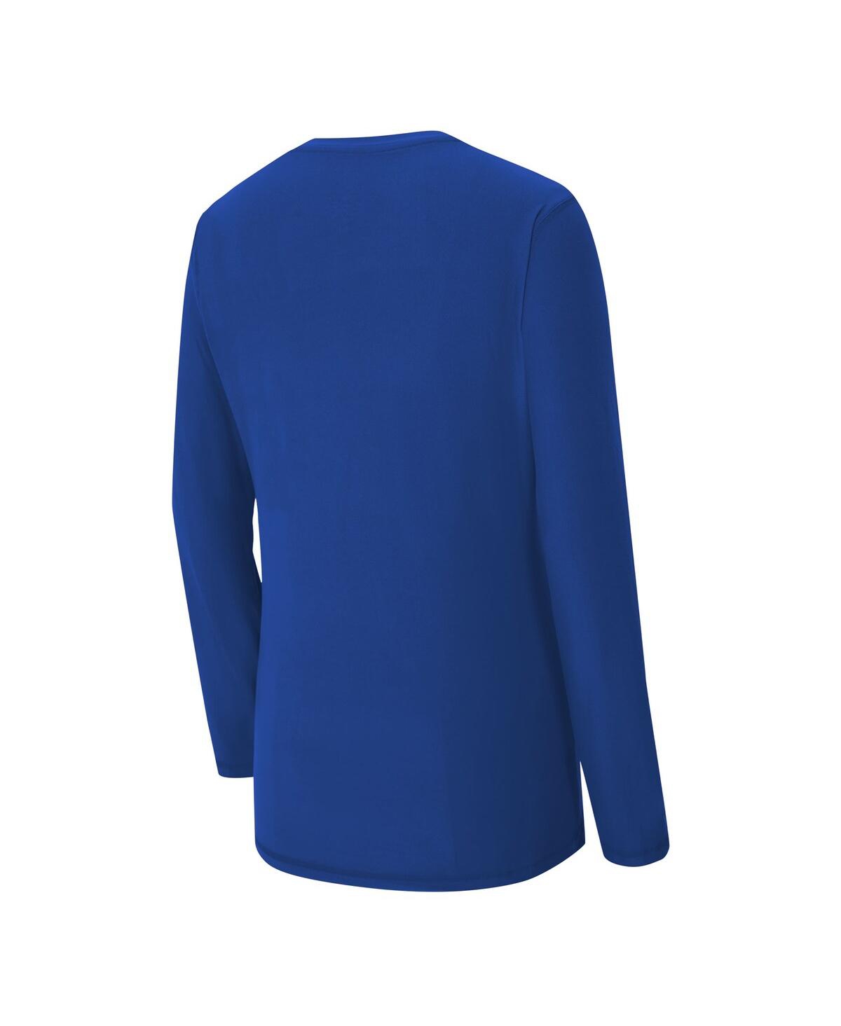 Concepts Sport Women's 2-piece Royal Indianapolis Colts Chestnut Long Sleeve T-shirt And Pant Sleep Set In Blue