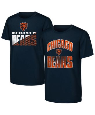 Outerstuff - Big Boys and Girls Navy Chicago Bears Never Quit 2-Pack T-Shirt Set