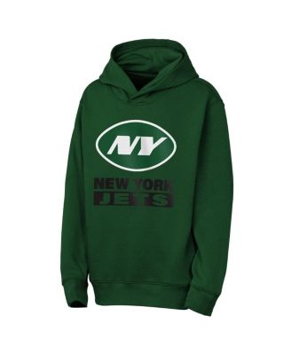 Big Boys and Girls Green New York Jets Back to Basics Hoodie