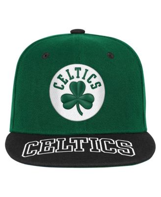 Big Boys and Girls Kelly Green/Black Boston Celtics Two-Tone Snapback Hat