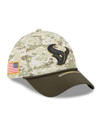 New Era - Men's Camo Houston Texans 2025 Salute to Service 39THIRTY Flex Hat