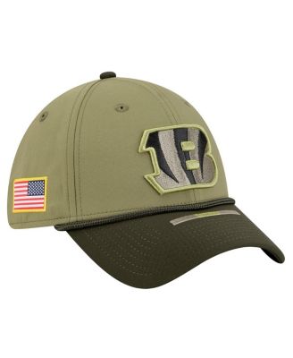 New Era - Men's Green Cincinnati Bengals 2025 Salute to Service 39THIRTY Flex Hat