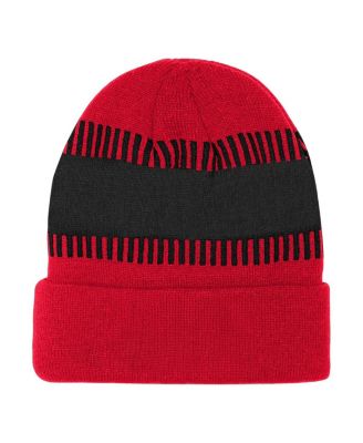 Big Boys and Girls Scarlet San Francisco 49ers Bright Lights Cuffed Knit Hat