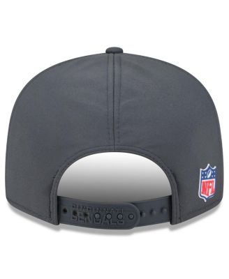 Men's Charcoal Cincinnati Bengals 2025 Sideline Cold Weather Split Panel 9FIFTY Snapback Hat