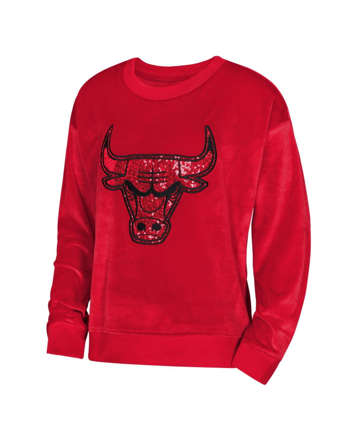 Outerstuff Big Boys and Girls Red Chicago Bulls Step Back Sweatshirt