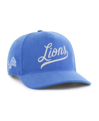 '47 Brand - Men's Blue Detroit Lions Golden Age Corduroy Hitch Adjustable Hat