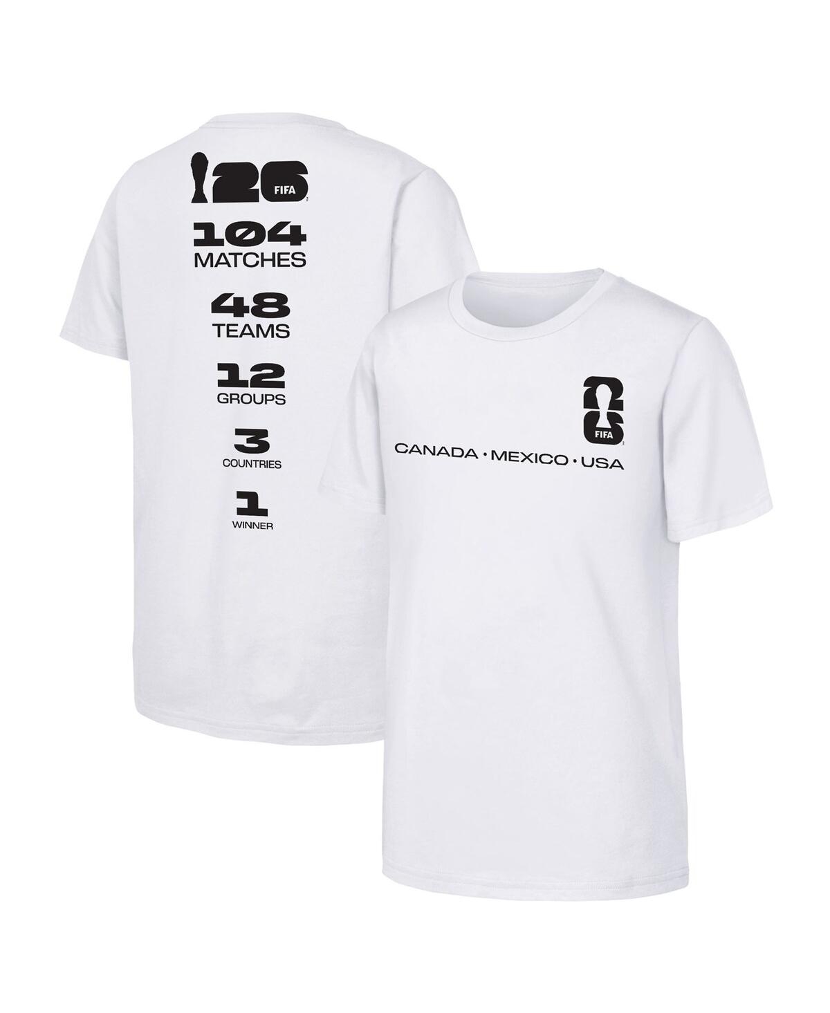 Outerstuff Men's White Fifa World Cup 2026 Graphic T-shirt In White