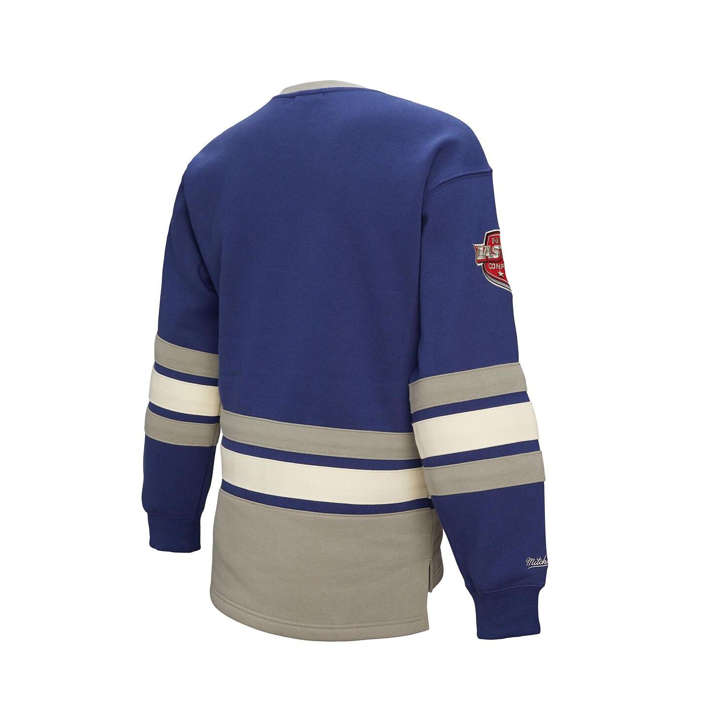 Женская толстовка Mitchell & Ness Blue Tampa Bay Lightning Heritage Lace-Up Pullover — фото 2