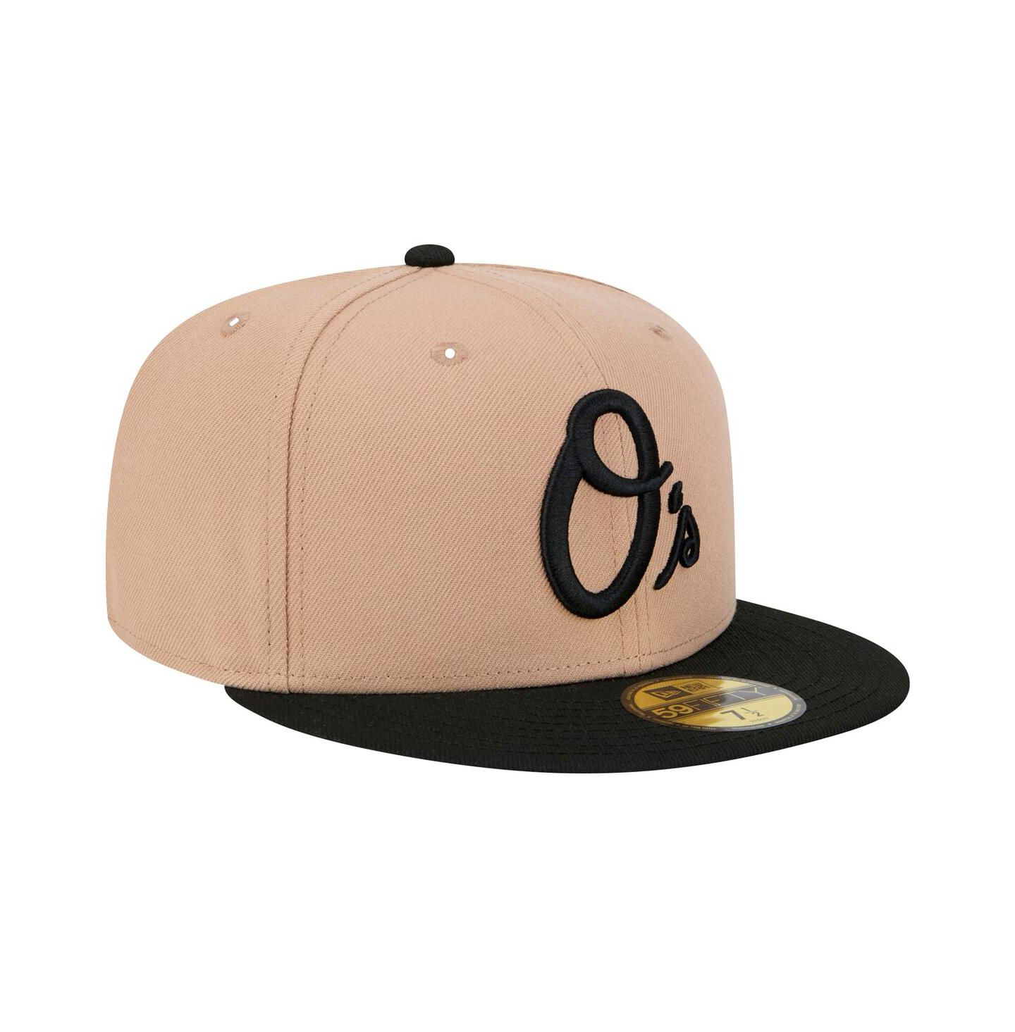 Мужская кепка New Era Khaki Baltimore Orioles 59FIFTY Fitted Hat — фото 4