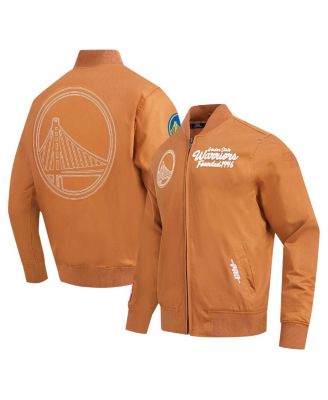 Pro Standard - Men's Brown Golden State Warriors Paint The City Full-Zip Jacket