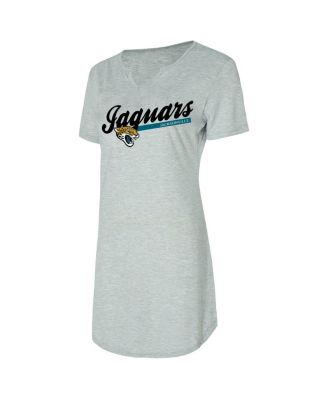 Women's Gray Jacksonville Jaguars Petition Knit Nightshirt