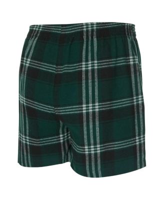 Men's Hunter Green Milwaukee Bucks Region Flannel Boxer Short