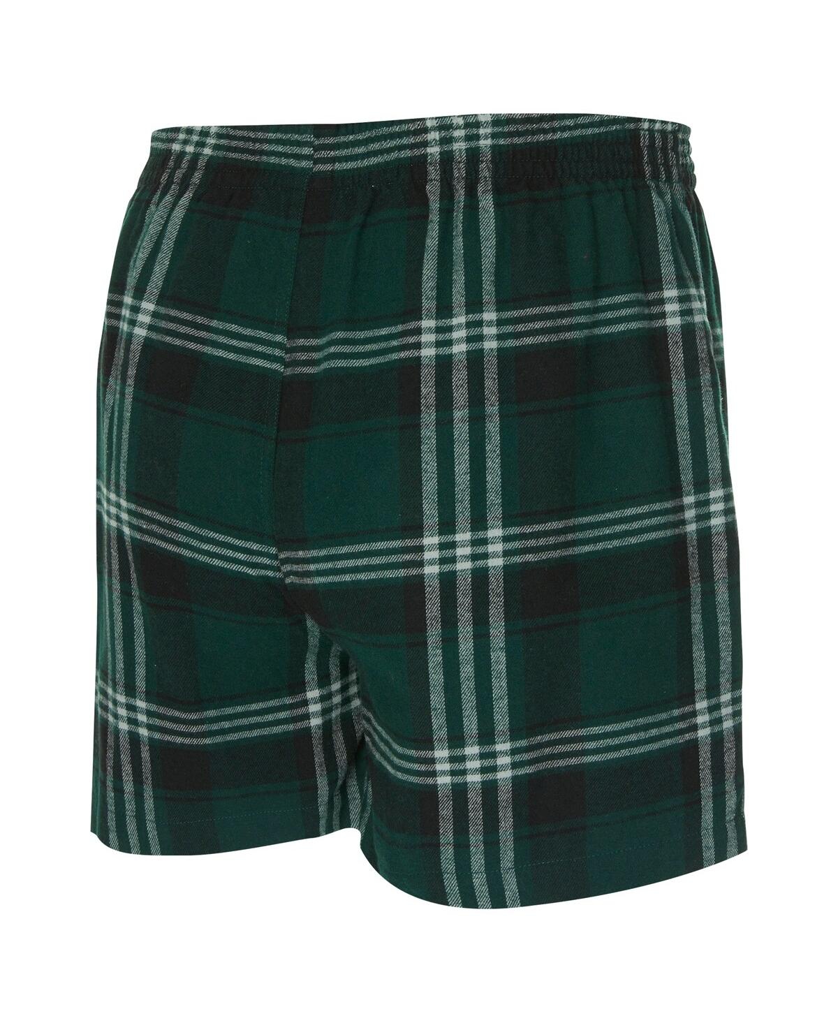 Concepts Sport Men's Hunter Green Milwaukee Bucks Region Flannel Boxer Short