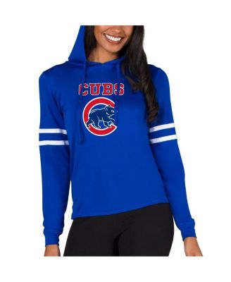 Concepts Sport - Women's Royal Chicago Cubs Marathon Lightweight Lounge Pullover Hoodie
