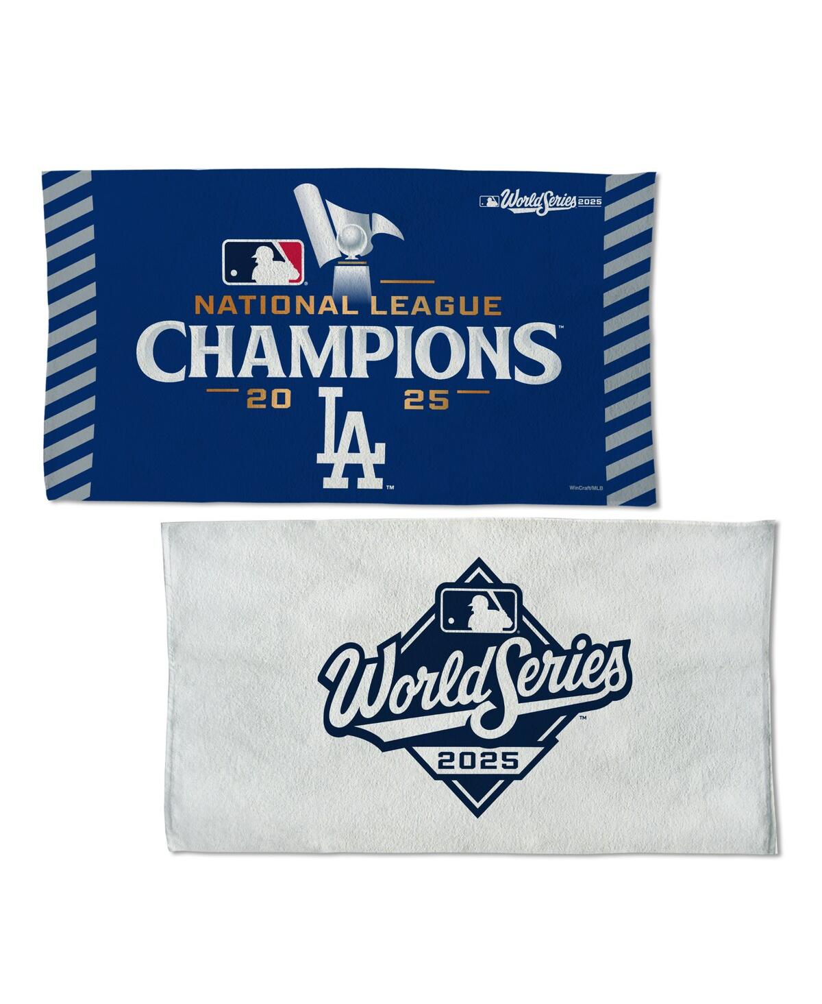 Wincraft Los Angeles Dodgers 2025 National League Champions Locker Room 22" X 42" Double-sided Celebration To In Blue