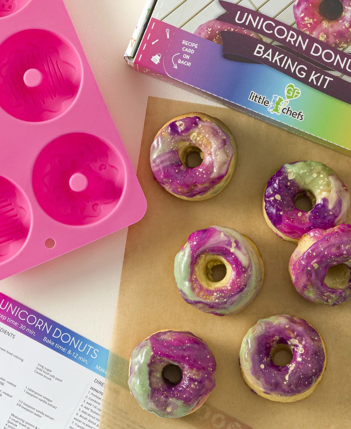Uncommon Goods Diy Unicorn Galaxy Gluten-Free Donut Baking Kit